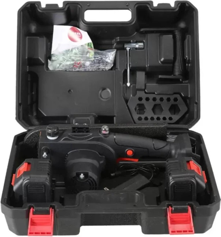 Акумуляторна пилка 12 дюймів червона Electric saw 1200 Вт 48 В Код:null. Зображення 4