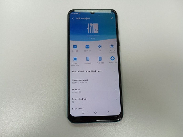 Tecno spark 6 go 2/32gb Код:01-200983679. Зображення 5