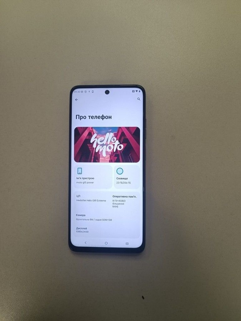 Оголошення Motorola moto g15 power 8/256gb Б/У