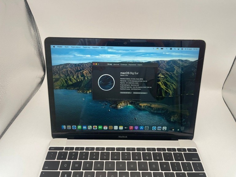 Дешево Apple macbook a1534 12" core m 1,2ghz/ram8gb/ssd256gb/hd5300 з ломбарду