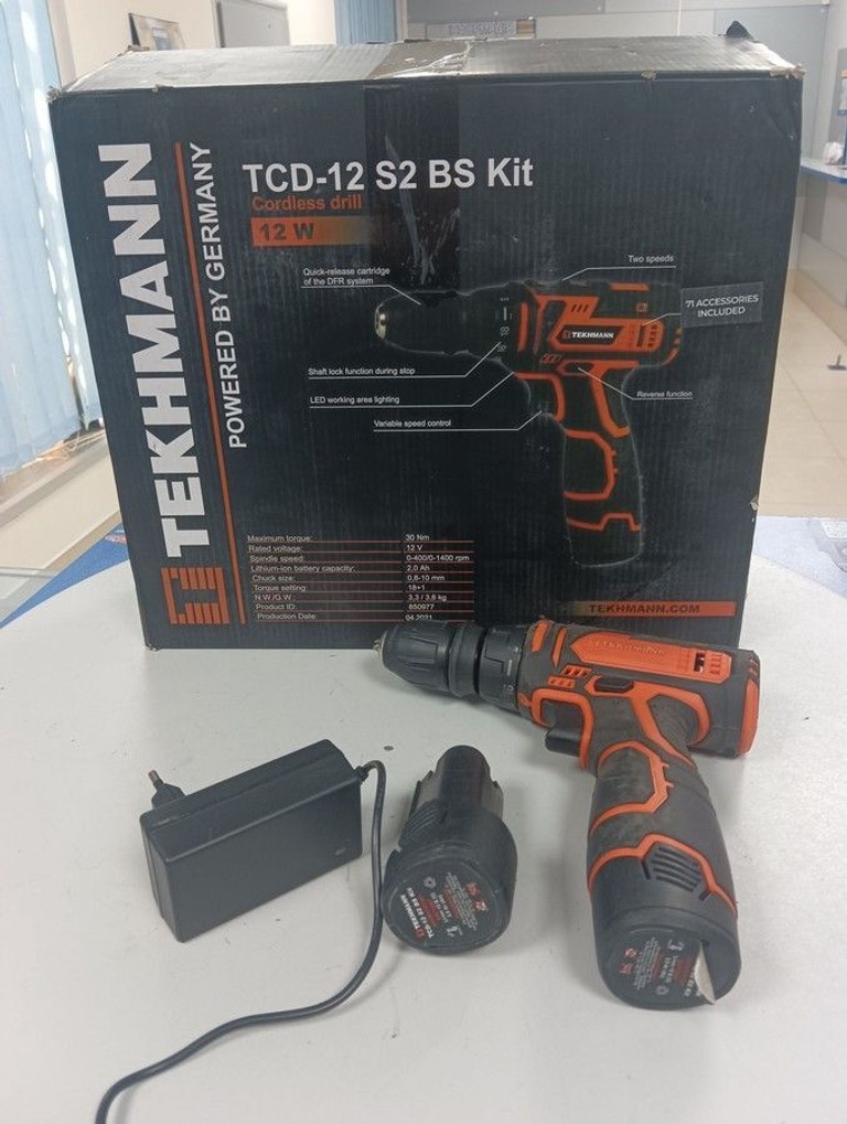 Купити Tekhmann tcd-12 s2 bs kit 2акб + зп + набір Б/У