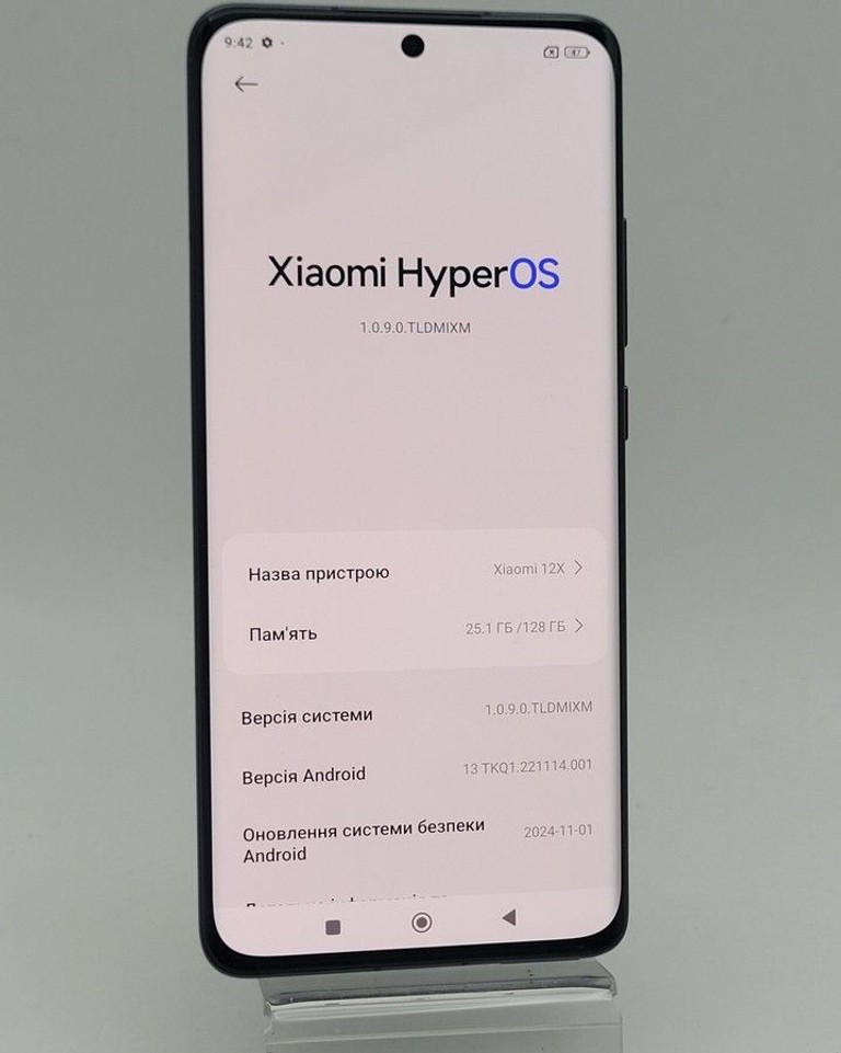 Объявление Xiaomi 12X 8/128GB Gray Б/У