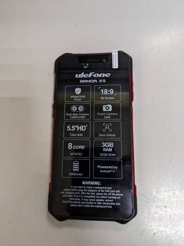 Ulefone Armor X5 3/32GB Black (6937748733249)