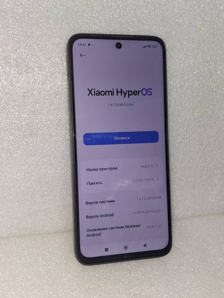 Оголошення Xiaomi Redmi 13 6/128GB Blue Б/У