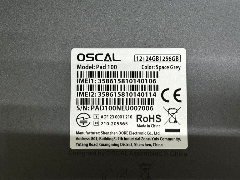 Дешиво Blackview oscal pad 100 12/256gb с ломбарда