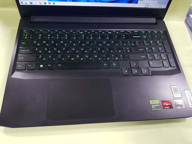 Оголошення Lenovo 15/ryzen 5 5500h ddr4/16gb ddr4/hdd *відсутній/ssd 500 gb/geforce rtx2050 4gb Б/У