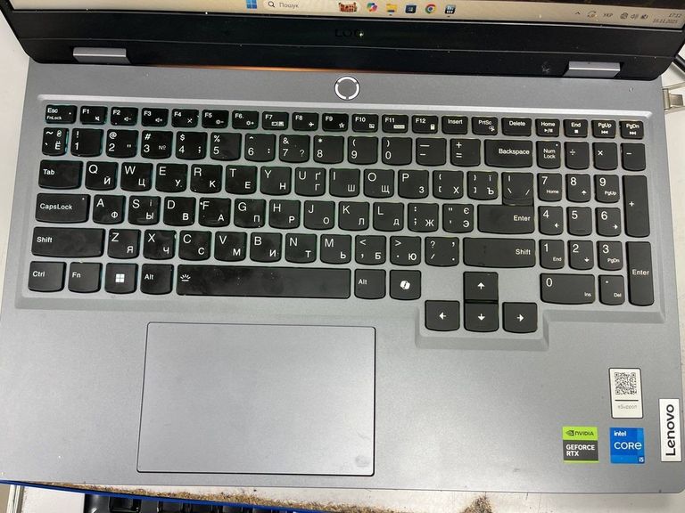 Объявление Lenovo 15/core i5-13450hx ddr5/16gb ddr3/hdd *відсутній/ssd 512 gb/geforce rtx4060 8gb Б/У