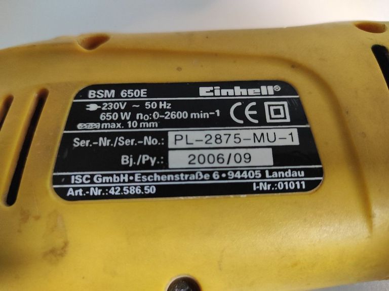 Оголошення Einhell bsm 650e Б/У