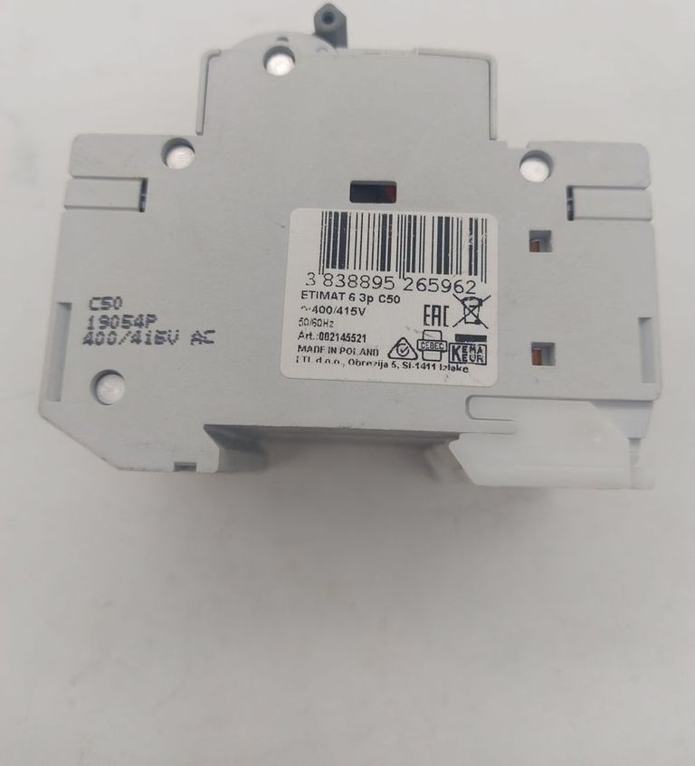Оголошення Eti ETIMAT 6 3p B 50А 6 kA (2115521) Б/У