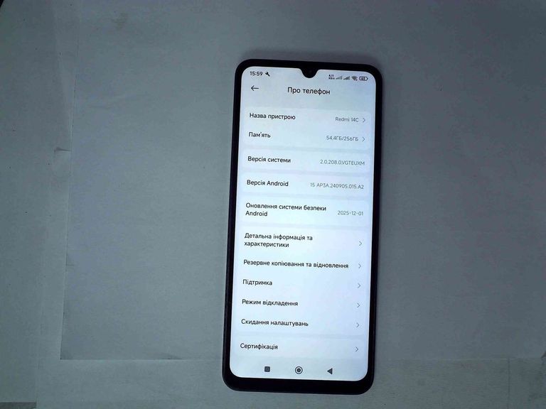 Объявление Xiaomi redmi 14c 8/256gb Б/У
