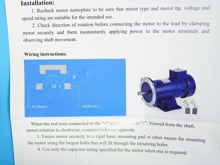 VEVOR 1750 об/хв 1/2 к.с. 90 В Код:null. Зображення 9