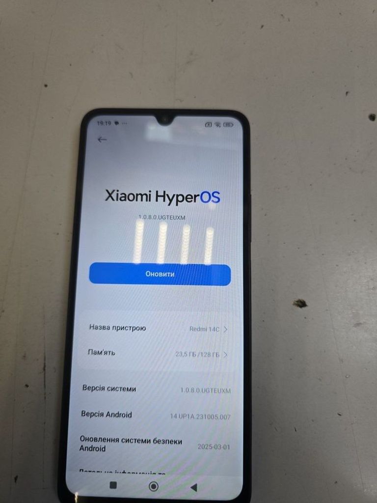 Объявление Xiaomi redmi 14c 4/128gb Б/У