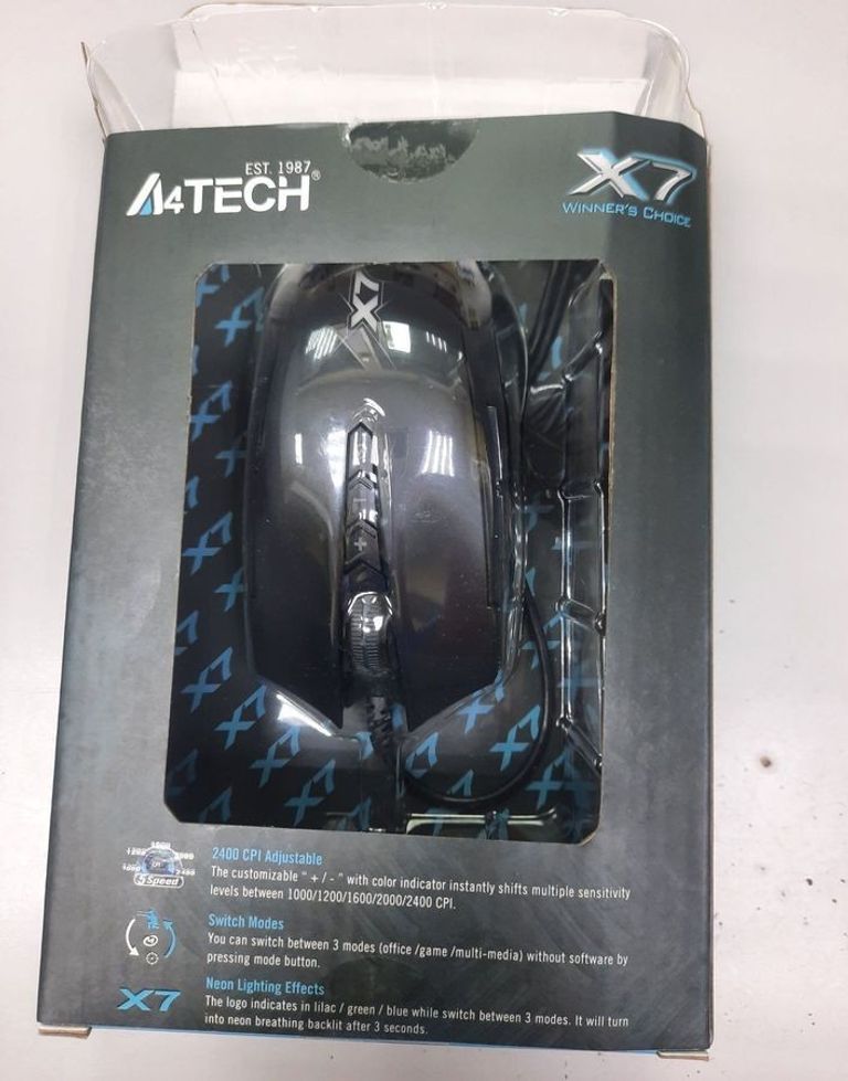 Купити A4tech X7 Oscar Neon X89 Black Б/У