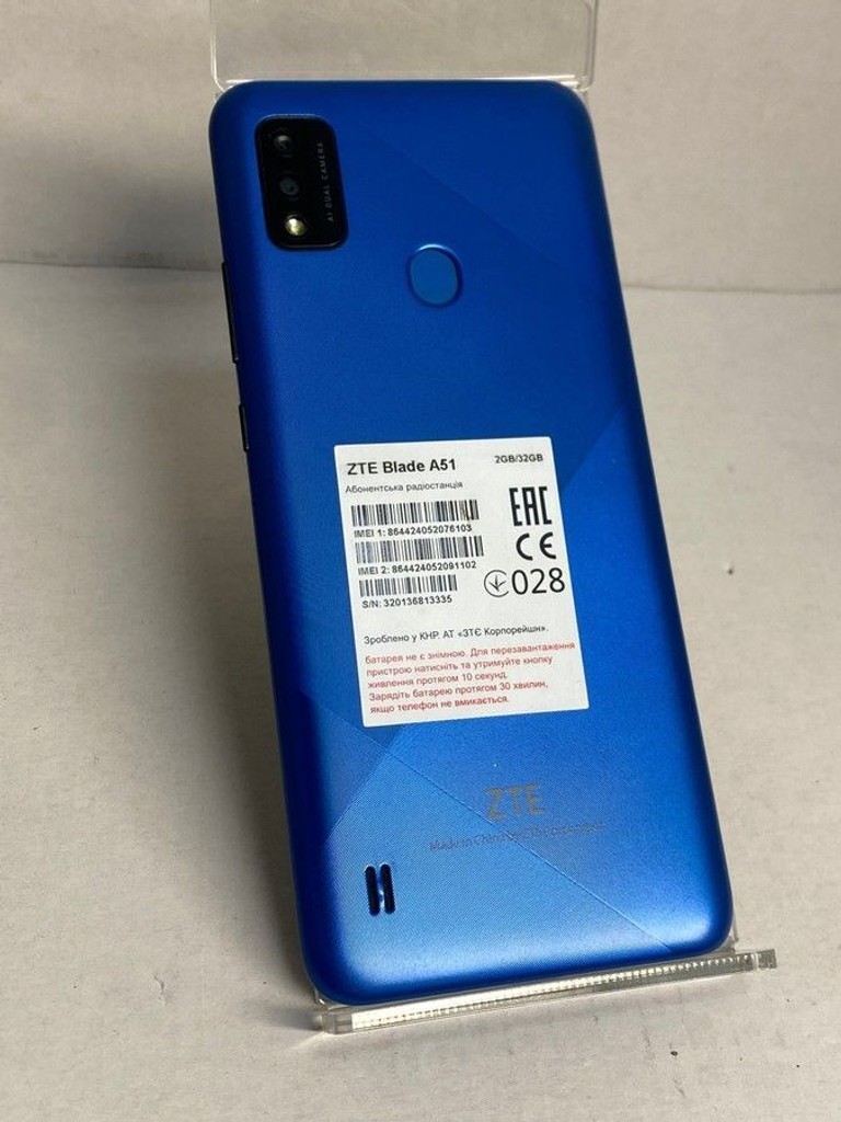 Купити Zte Blade A51 2/32GB Blue Б/У