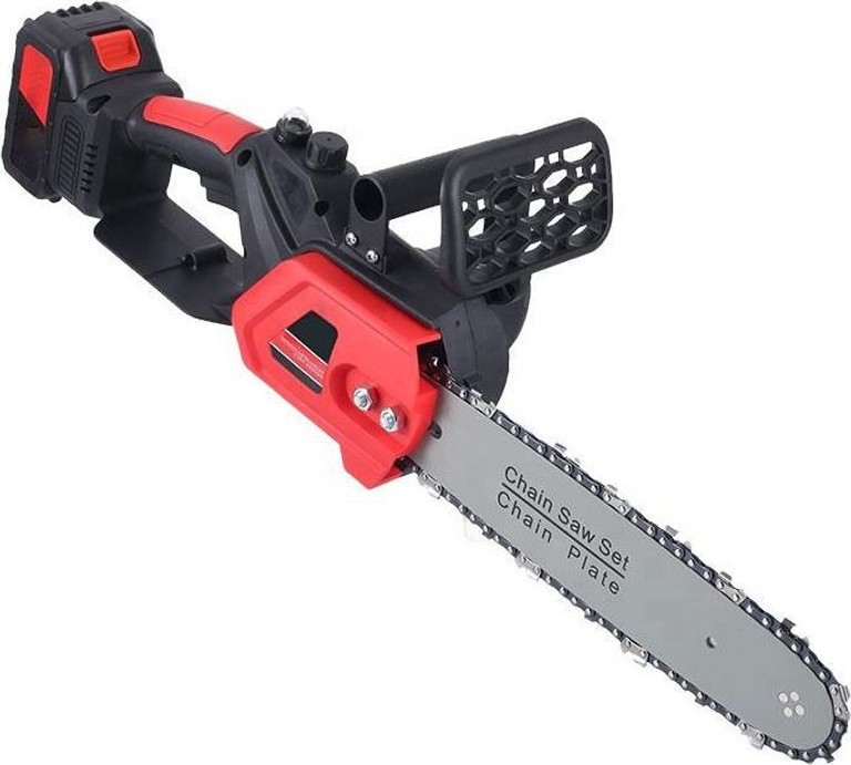 Дешево Акумуляторна пилка 12 дюймів червона Electric saw 1200 Вт 48 В з ломбарду