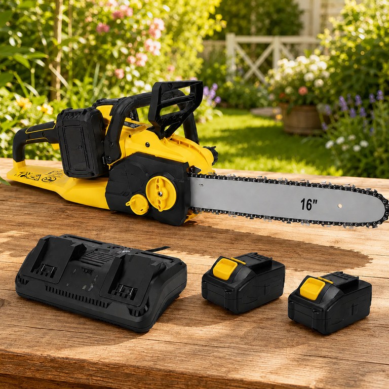 Купить Chain saw 16" + 2АКБ Жовта Б/У