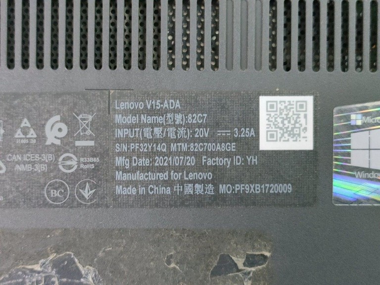 Дешево Lenovo 15/ryzen 5 3500u ddr4/8gb ddr4/hdd *відсутній/ssd 512 gb/*інтегрована з ломбарду