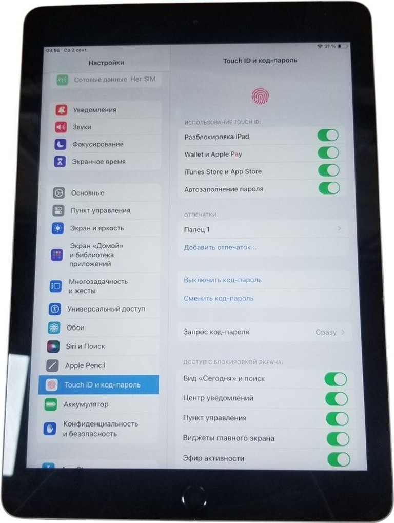 Apple ipad 6 gen 2018 32gb wi-fi + lte Код:01-201090284. Зображення 9