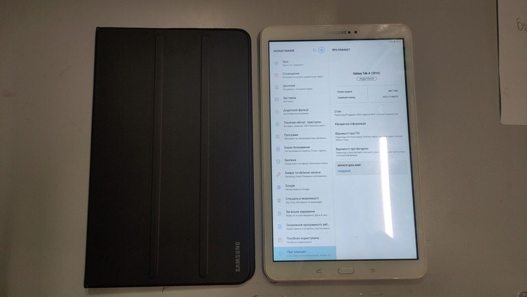 Оголошення Samsung galaxy tab a 10" sm-t580 16gb Б/У