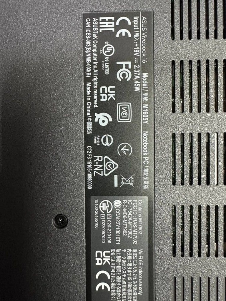 Asus екр. 15,6/amd ryzen 5 7530u 2.3ghz/ ram16gb/ssd512gb/ amd radeon graphics Код:01-201161823. Изображение 6
