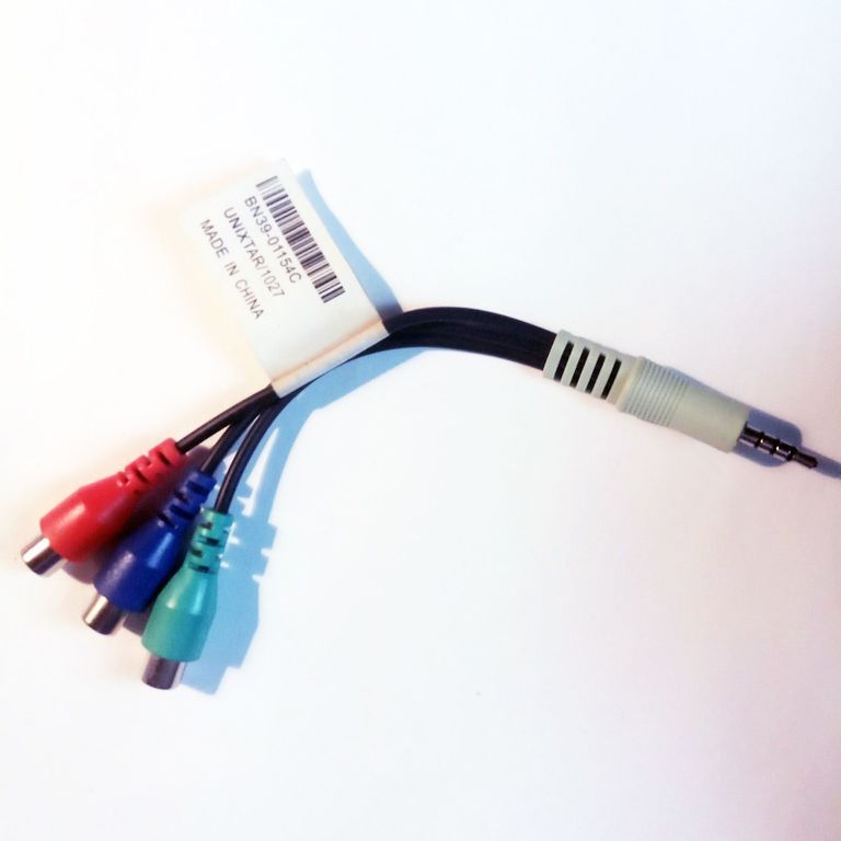 Перехідник, адаптер Samsung BN39-01154C RCA 3 та mini-jack 3.5