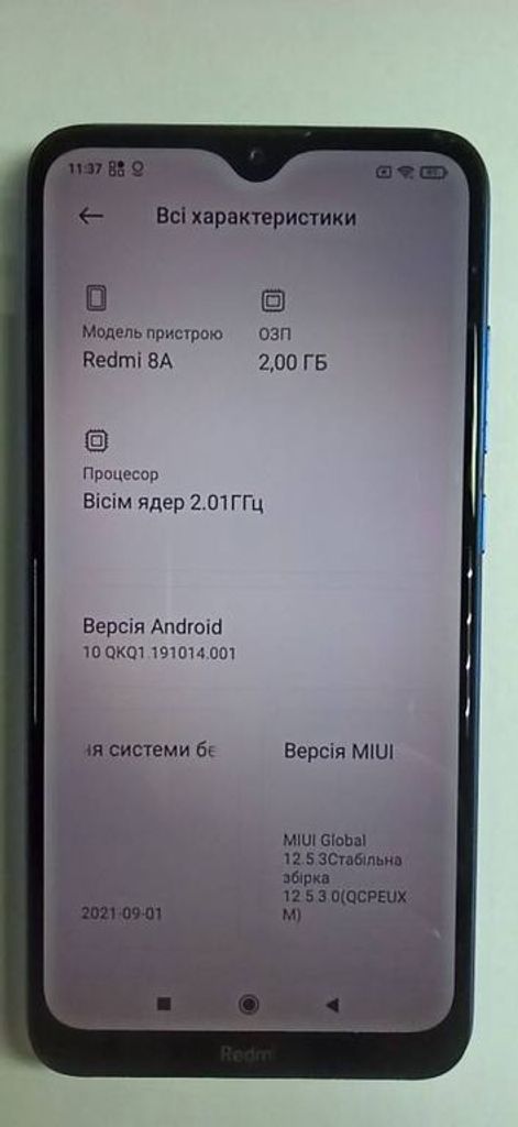 Дешиво Xiaomi Redmi 8A 2/32GB Black с ломбарда