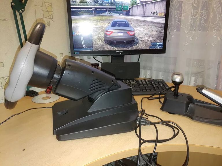 Speed Link Force Feedback SL6690(ручник+коробка передач+педали) Код:null. Зображення 5