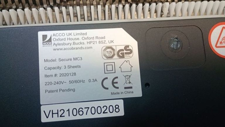 Объявление Rexel secure mc3 Б/У