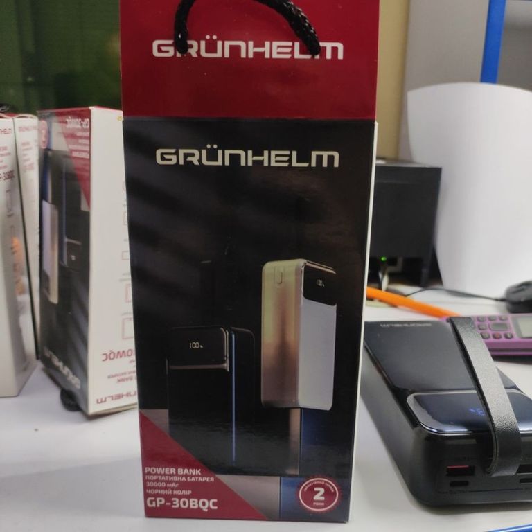 Объявление Grunhelm gp-30wqc 30000mah 22.5w Б/У