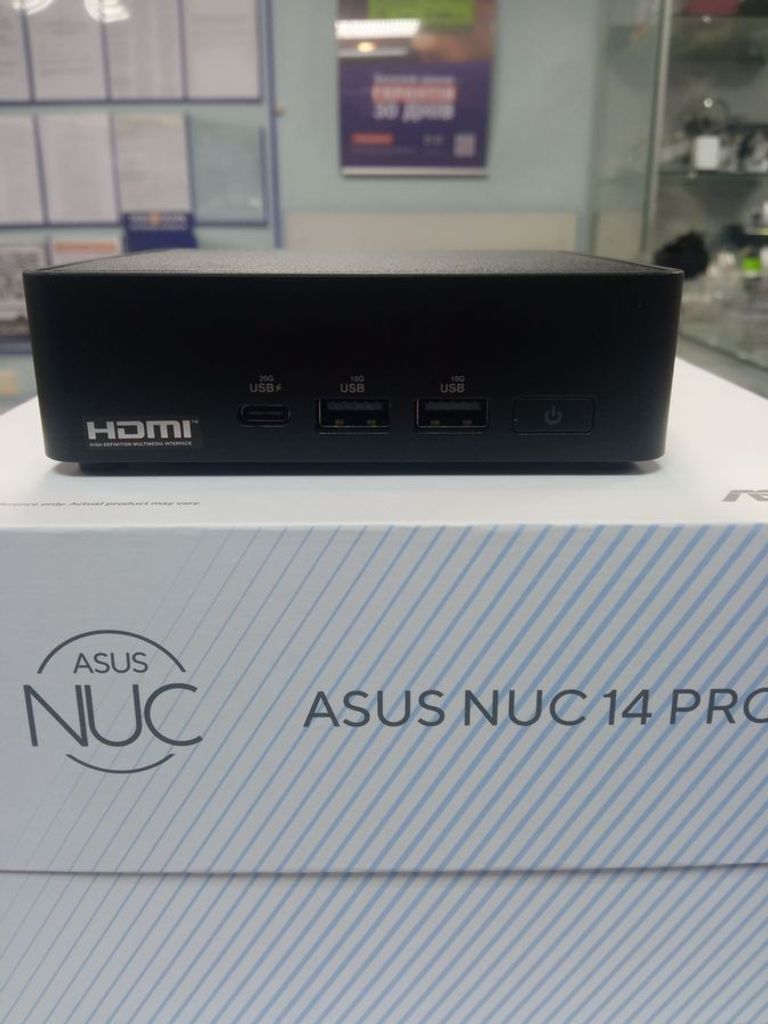 Купить Asus nuc 14 pro/14rvk/ intel core 3 100u/16 gb ddr5/ssd 256 gb/інтегрован Б/У