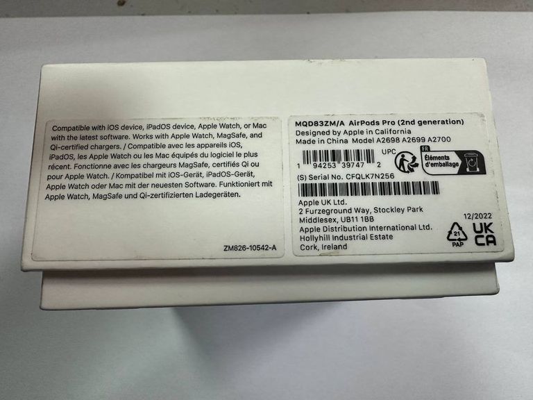 Apple AirPods Pro 2nd generation (MQD83) Код:01-200779018. Изображение 6