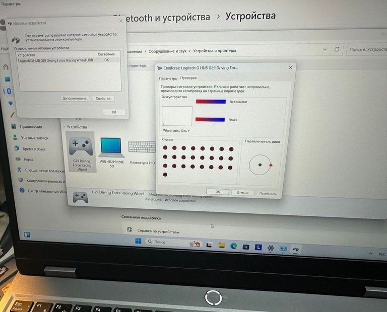 Logitech g29 driving force racing wheel / 941-000110, 941-000112 Код:01-200803023. Зображення 8