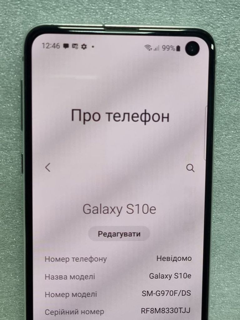 Дешиво Samsung galaxy s10e sm-g970f 6/128gb с ломбарда