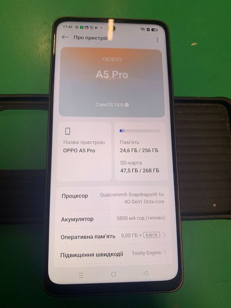 Оголошення Oppo a5 pro 4g 8/256gb Б/У