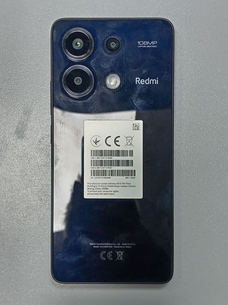 Дешево Xiaomi redmi note 13 4g 6/128gb з ломбарду
