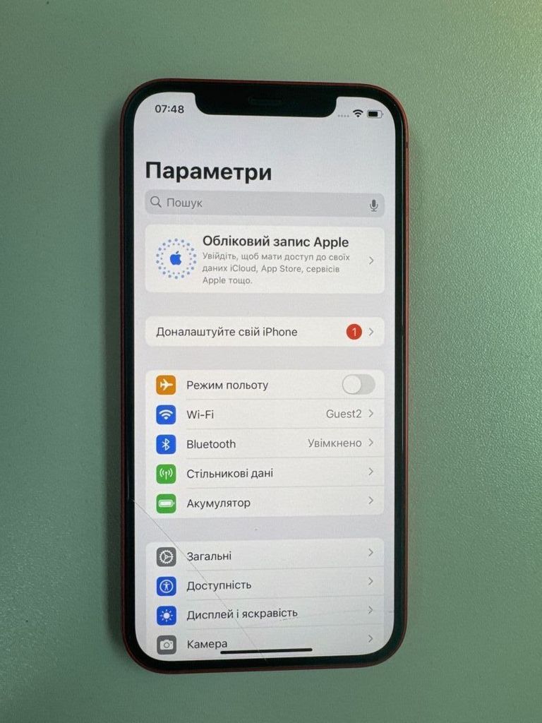 Объявление Apple iPhone 12 128GB (PRODUCT)RED Б/У