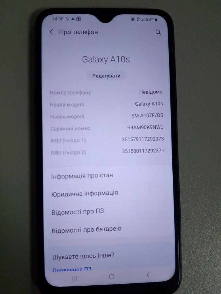 Дешиво Samsung a107f galaxy a10s 2/32gb с ломбарда