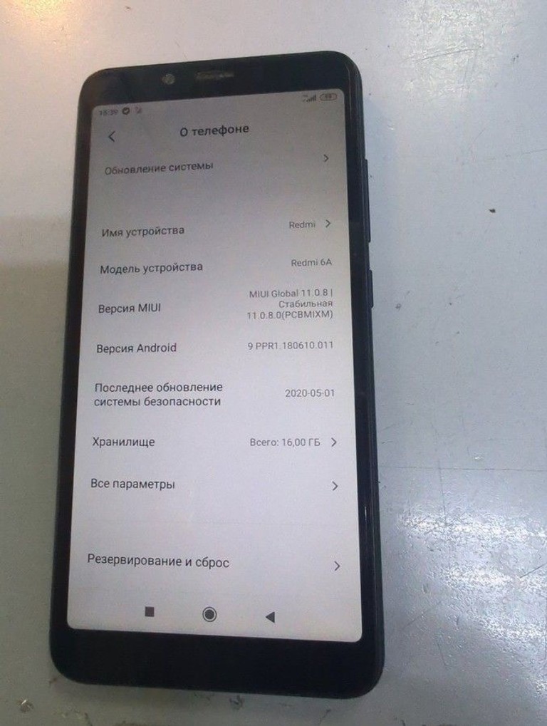 Оголошення Xiaomi Redmi 6A 2/16GB Black Б/У