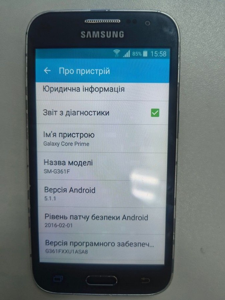 Купити Samsung galaxy core prime duos sm-g361h Б/У