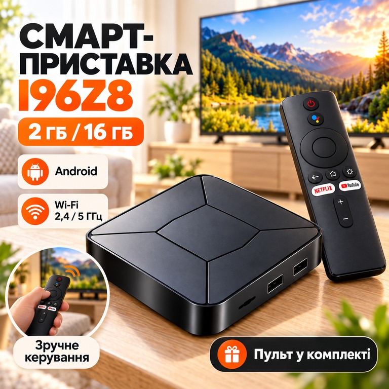 Купити I96Z8 Android TV 2/16 ГБ Б/У