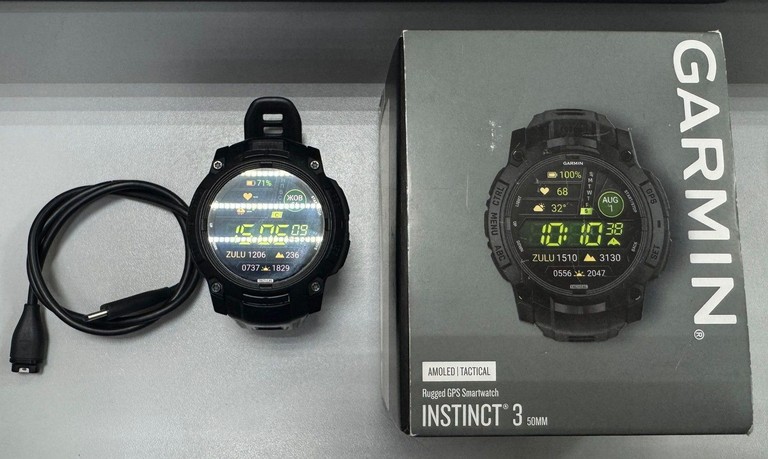 Купити Garmin instinct 3 50mm amoled tactical edition Б/У