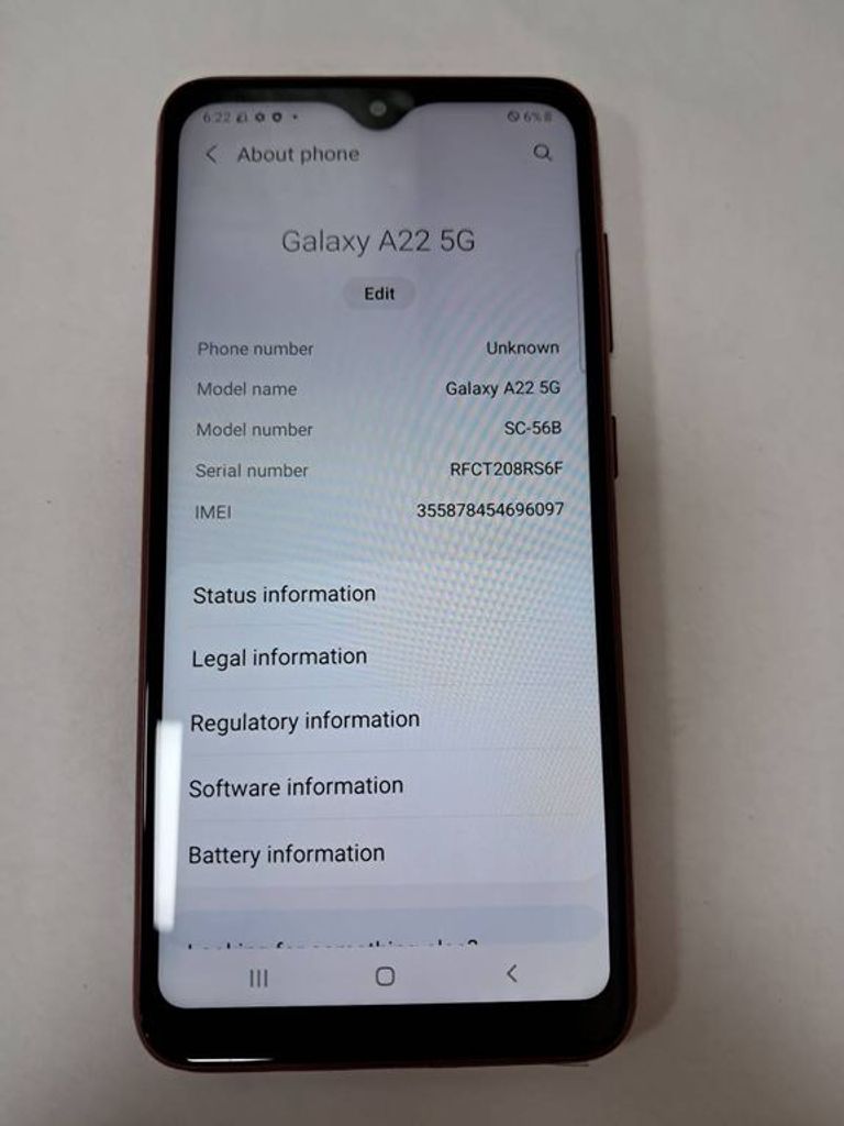 Samsung galaxy a22 sc-56b 64gb 4gb