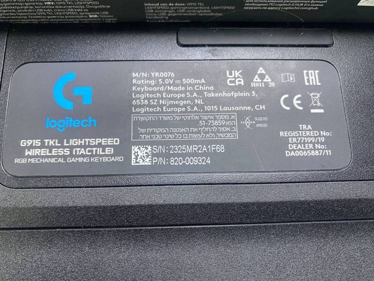 Оголошення Logitech g915 tkl tactile Б/У