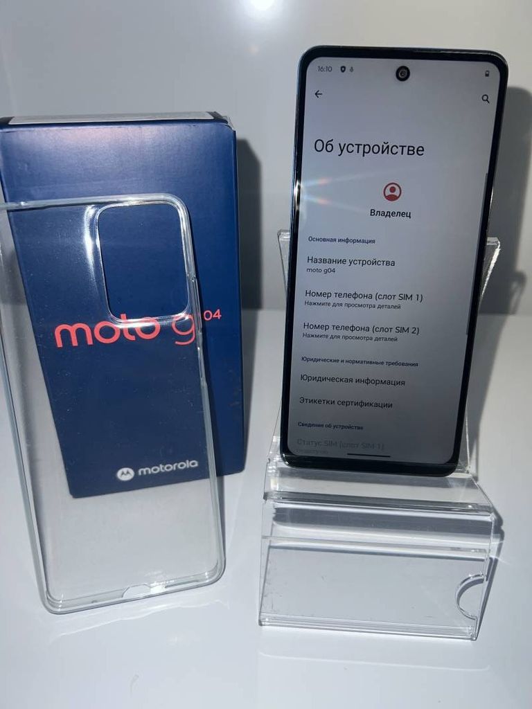 Объявление Motorola g04 4/64gb Б/У