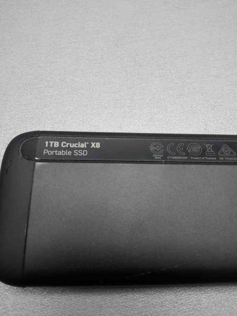Объявление Crucial X8 1 TB (CT1000X8SSD9) Б/У