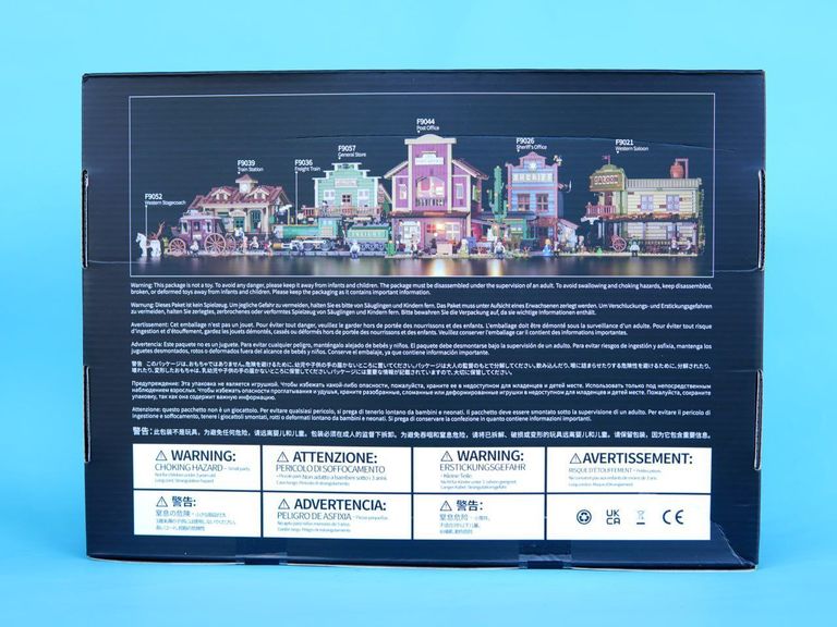 Акція! Іграшка-будівельний блок із серії Funwhole Western, західне поштове відділення зі світлодіодним освітленням. Нове. Код:null. Зображення 6