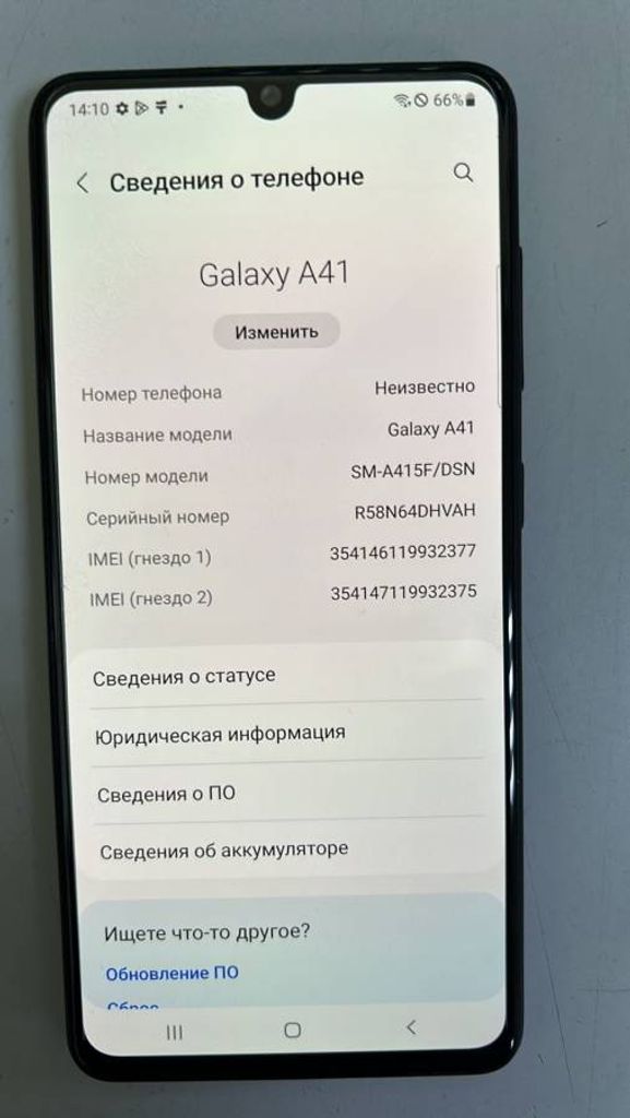 Samsung a415f galaxy a41 4/64gb