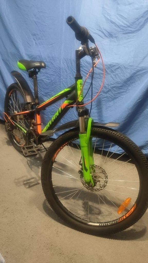 Avanti Sprinter 27,5" 2021 / рама 19" черный/серый/зеленый Код:null. Изображение 4