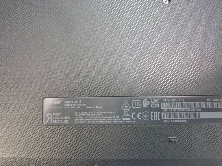 Acer aspire ag15-32p/intel n250(4cpu)/ram8/ssd512/інтегр Код:01-200770841. Изображение 5