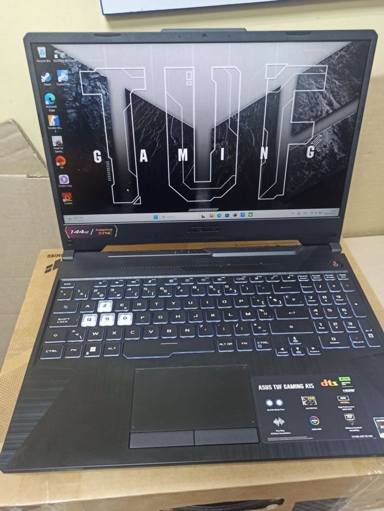 Объявление Asus 15/ryzen 5 7535hs ddr5/16gb ddr5/ssd 512 gb/geforce rtx3050 4gb Б/У